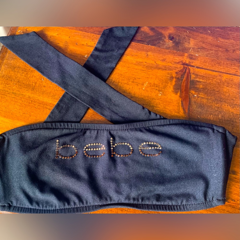 BEBE bathing suit top only